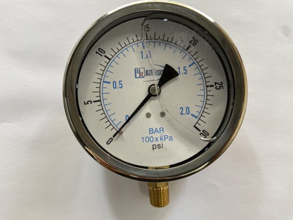 4IN 30 PSI GAUGE BR201l-404C