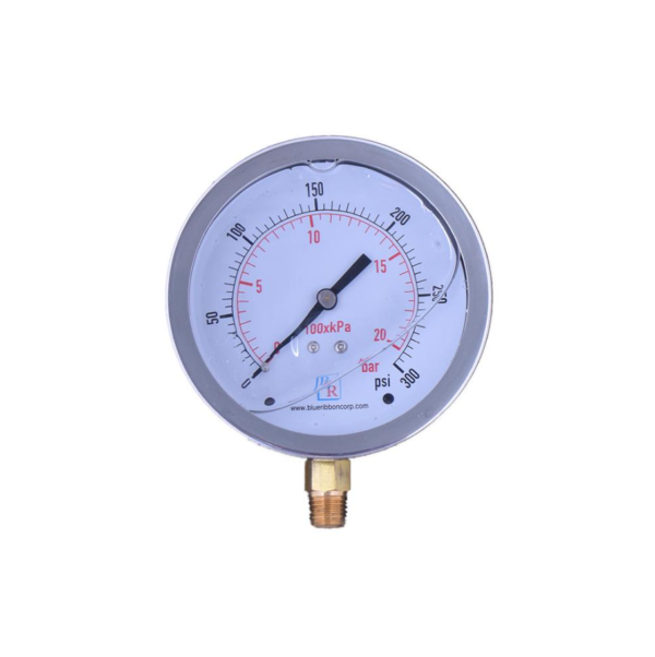 4IN 300 PSI GAUGE BR201-404H