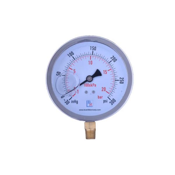 4IN 30PSI 300 PSI GAUGE BR201-404CH